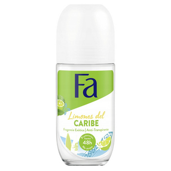 FA Limones del Caribe 48H Antiperspirant Roll-On pentru femei 50ML