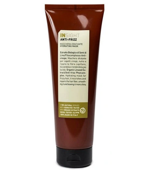 Mască hidratantă Insight Anti-Frizz 250ml Masca este concepută pentru părul greu de coafat, greu de îmblânzit, ondulat, uscat, cu pene, static.