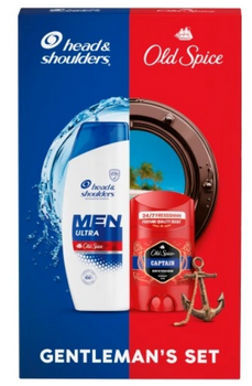 Set cadou Head & Shoulders Sampon Men Ultra 330ml și Old Spice Captain Deodorant 50ml