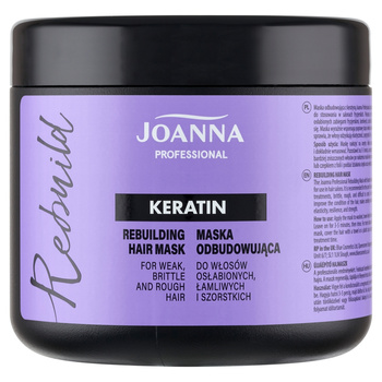 Joanna Professional Rebuild Keratin Mask 500 g