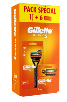 Aparat de ras de unică folosință Gillette Fusion5 + 6 rezerve