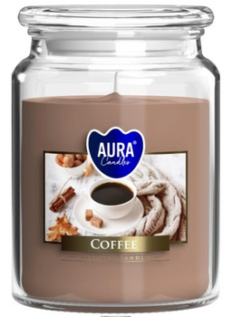 Bispol Lumânare parfumată în sticlă 500 g Cafea