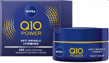 Nivea Anti Wrinkle Firming Q10 Cremă de noapte 50 ml