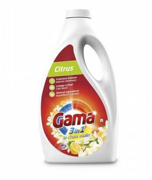 Gama 3 în 1 Gel pentru rufe cu citrice 2200 ml