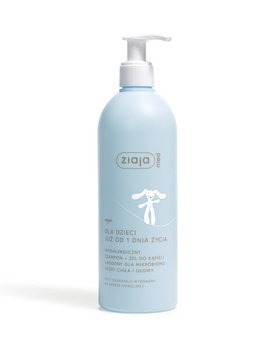 Sampon Ziaja Med Hypoallergenic + Gel de baie 400 ml