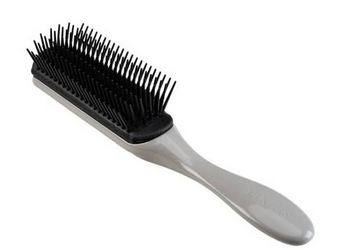 Perie de păr Denman D3 Arctic Grey cu 7 rânduri