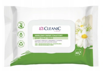 Hârtie umezită Cleanic 40 buc
