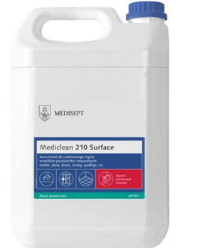 Mediclean 210 Surface 5 L Red Fruit - Concentrat pentru curățarea diferitelor suprafețe Medisept