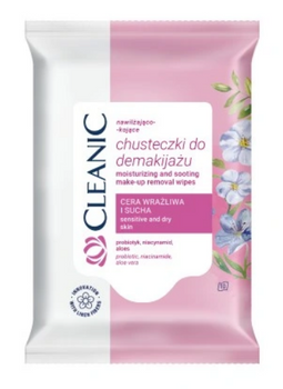 Cleanic șervețele demachiante piele sensibilă 10 buc