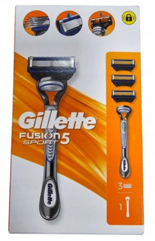 Aparat de ras Gillette Fusion Sport 5 + 3 lame