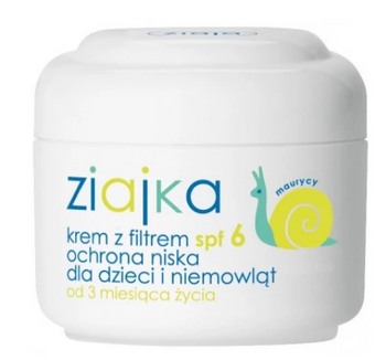 Ziajka Crema cu SPF 6 protectie scazuta pentru copii si bebelusi 50 ml