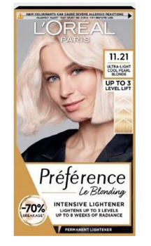 L'Oreal Paris Recital Culoare de păr foarte ușoară blond perlat rece 11.21 Le Blonding