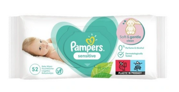 Șervețele Pampers Sensitive 52 buc