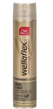 Wellaflex Glanz &amp; Halt Spray de păr extra puternic 250 ml