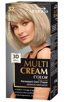 Joanna Multi Cream Color vopsea de păr Platinum Blonde 32