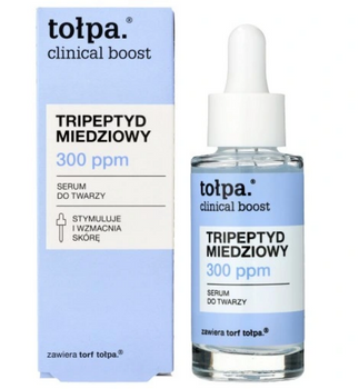 Serul de față Tolpa Clinical Boost Copper Tripeptide 30 ml
