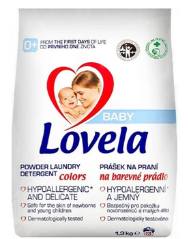 Lovela Baby Powder pentru spălarea țesăturilor colorate 1,3 kg