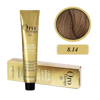 Vopsea Fanola Oro Therapy 8.14 100ml