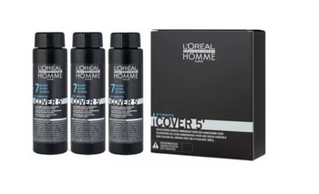 Loreal Homme Cover 5 vopsea de par tonifianta 7 Blond 3x50 ml