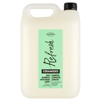 Joanna Professional Refresh Ceramides Sampon cu un parfum proaspăt 5000 ml