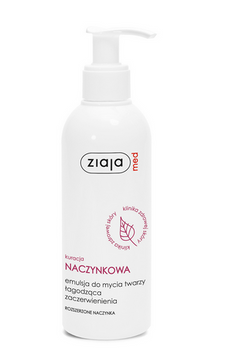 Ziaja Med Couperose Treatment Emulsie de spălare pentru față roșeață liniștitoare 200 ml