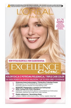L'Oreal Paris Excellence Creme Hair Colour 10.21 Blond perlat foarte deschis