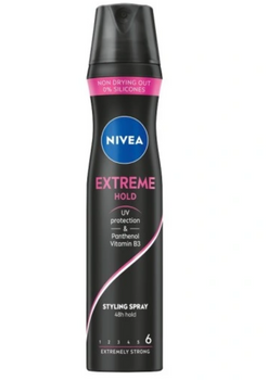 Spray de păr Nivea 6 Extreme Hold 250 ml Control puternic al stilului