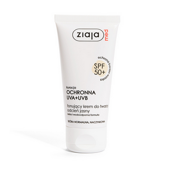 Ziaja Med Protective Treatment UVA+UVB Toning Face Cream nuanta naturala 50 ml
