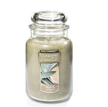 Borcan mare Yankee Candle Salvie &amp; Citrice 623g