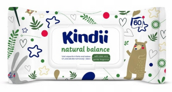 Șervețele Kindii Natural Balance 60 buc