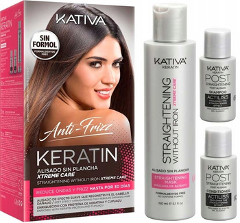 Kit Kativa Keratin Xtreme Care (kit roșu)
