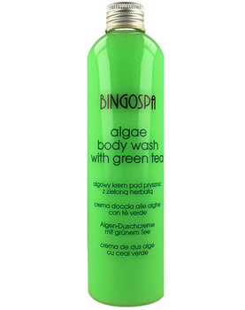 BingoSpa Gel de gel de corp energizant alge cu ceai verde Duș energizant de alge cu ceai verde 300 ml