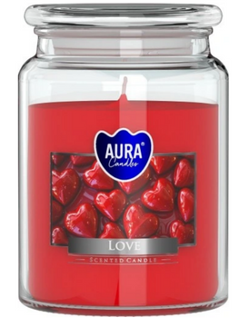 Bispol Lumânare parfumată în sticlă 500 g Love