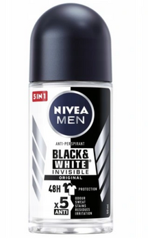 Nivea Men Black&amp;White Invisible Original 72h Antiperspirant 50 ml
