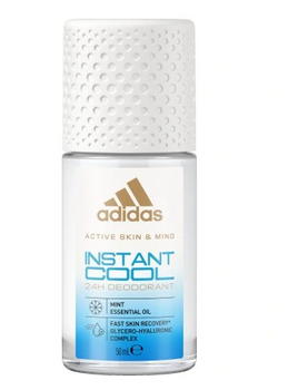 Adidas Men Instant Cool 50 ml Deodorant roll-on pentru bărbați