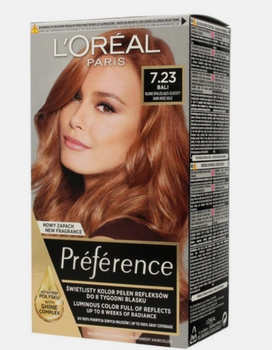 L'Oreal Paris Recital Opalescent Golden Blonde Culoare de păr 7.23 Bali