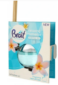 Difuzor de parfum Brait Relaxing Moments cu bețișoare 40 ml