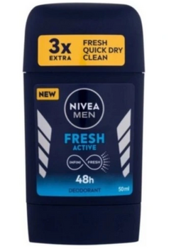 Nivea Men Fresh Active Antiperspirant stick pentru bărbați 50 ml