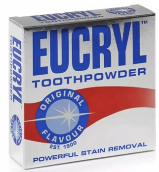 Eucryl Original Powder Pulbere de albire Îndepărtează luciul și calcarul 50 ml