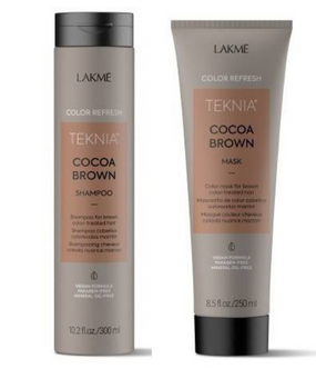 Lakme Teknia Refresh Cocoa Brown Kit 300 ml +250 ml