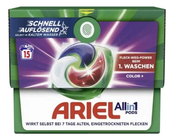 Ariel ALL IN 1 Capsule de spălare a culorilor 15 buc