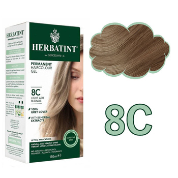 Vopsea Herbatint 8C Blond Clar Cenușiu 150 ml