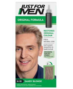 Just For Men Sandy Blond H10 Șampon pentru colorarea părului blond 60g