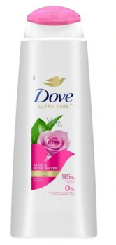 Dove Aloe & Rose Water Sampon îngrijire a părului 400 ml