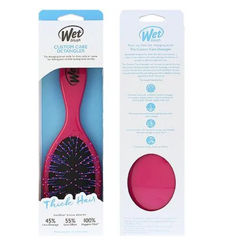 Wet Brush Detangler Păr gros Roz