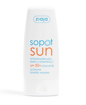 Ziaja Sopot Crema Antioxidanta Solara cu Vitamina C SPF 50+ UVA + UVB protectie foarte mare 50ml