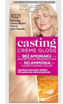L'Oreal Paris Casting Creme Gloss Culoare de păr 1021 Blond perlat deschis