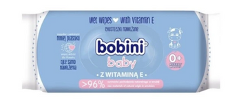 Bobini Șervețele umede 60 buc Vitamina E