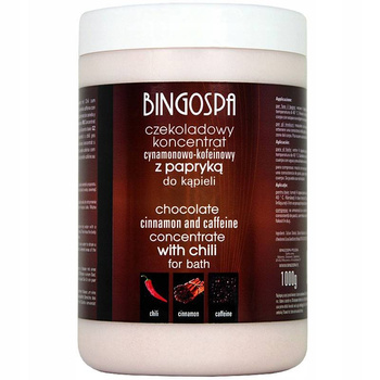 BingoSpa Ciocolata Scortisoara-cofeina concentrata cu piper pentru baie 1000ml