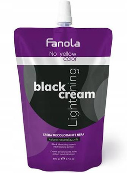 Fanola No Yellow Black Crema de iluminare 500g 7/8 T